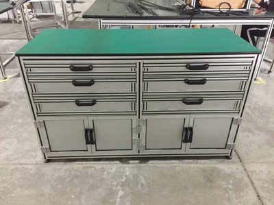 铝型材工具柜-青岛铝合金柜体-铝型材框架-青岛瑞鑫源